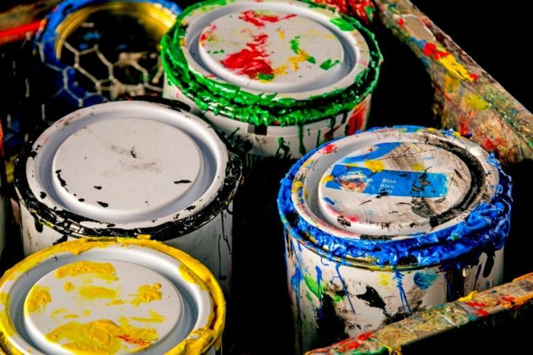 Old Paint Containers
