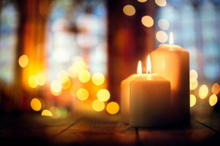 Candles Burning Without Jars