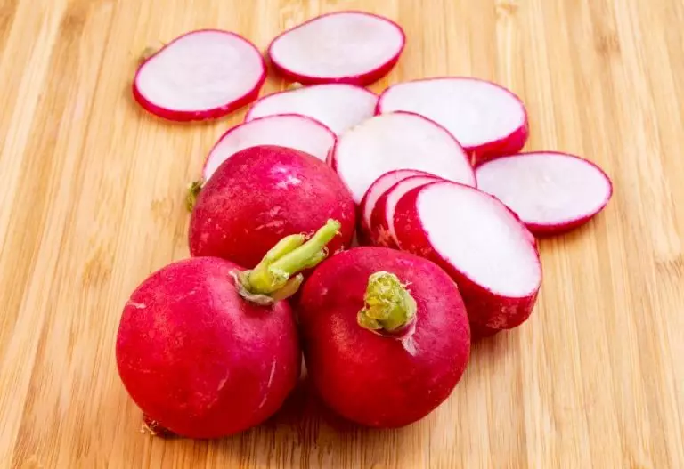 Sliced Radishes