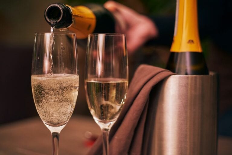 Pouring Champagne