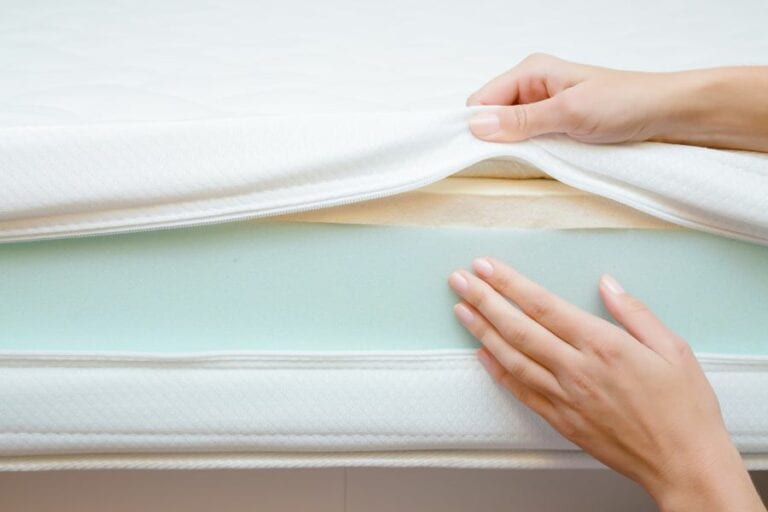 Inspecting Layers of Foam Mattress