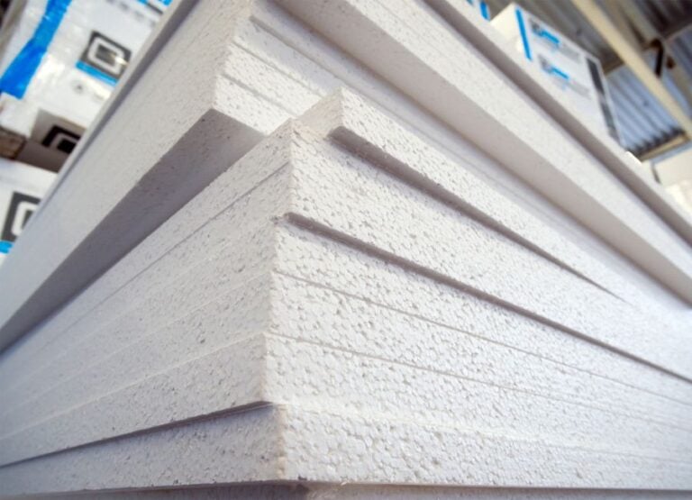 Stack of Polystyrene Foam Sheets