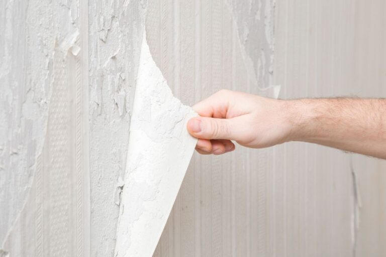 Tearing Off Old Wallpaper