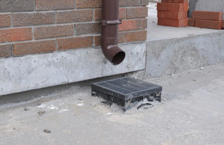 Underground Rain Gutter Downspout Drainage