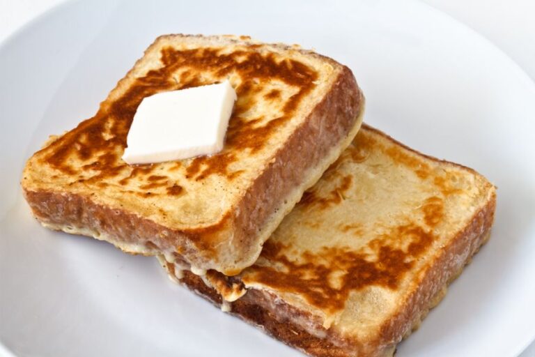 Eggy French Toast With a Pat of Butter