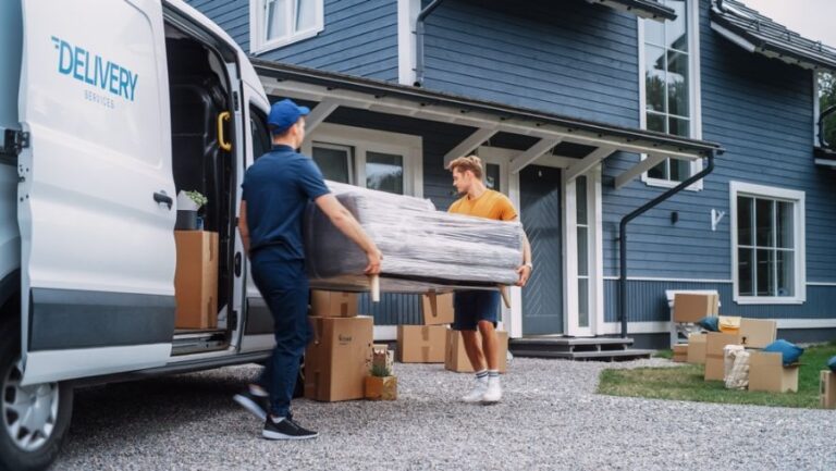 Delivering a Couch Through the Front Door of a House