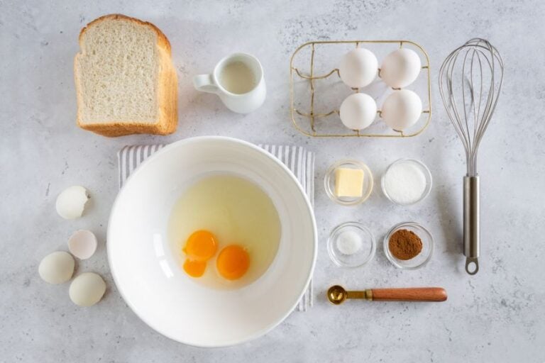 The Ingredients Needed to Make French Toast