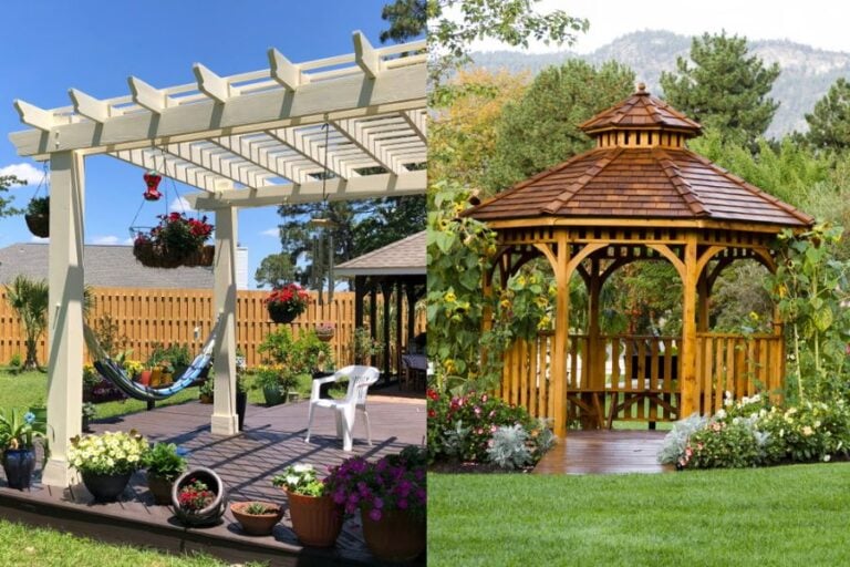 Pergola vs Gazebo