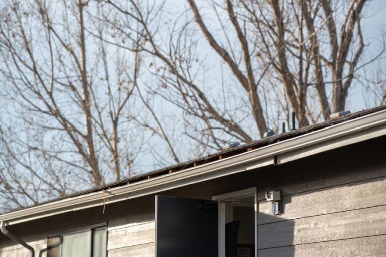 Sagging Rain Gutter on an Older House