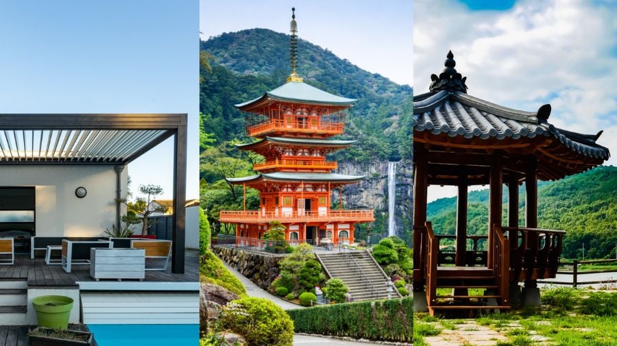 Pergola vs Pagoda vs Pergoda