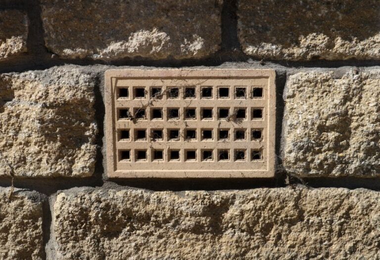 Air Vent in a Block Wall to a Crawl Space