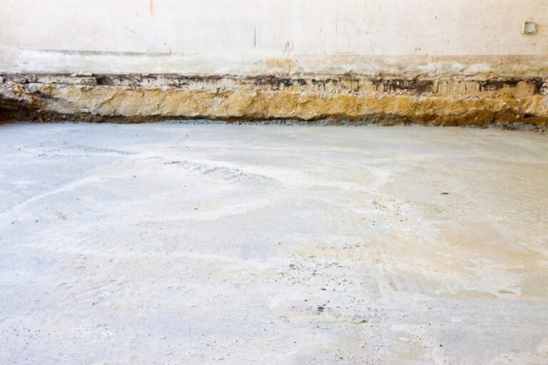 Floor of a Crawl Space