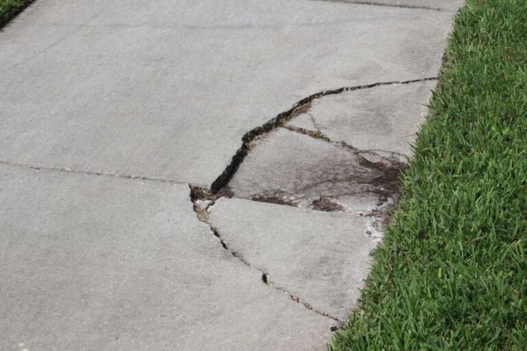 Large Cracks in the Sidewalk